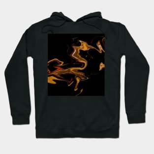 Ancient Treasure - Digital Liquid Paint Swirls Hoodie